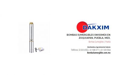 Bombas Sumergibles Swissmex en Zoquiapan, Puebla, Mex.