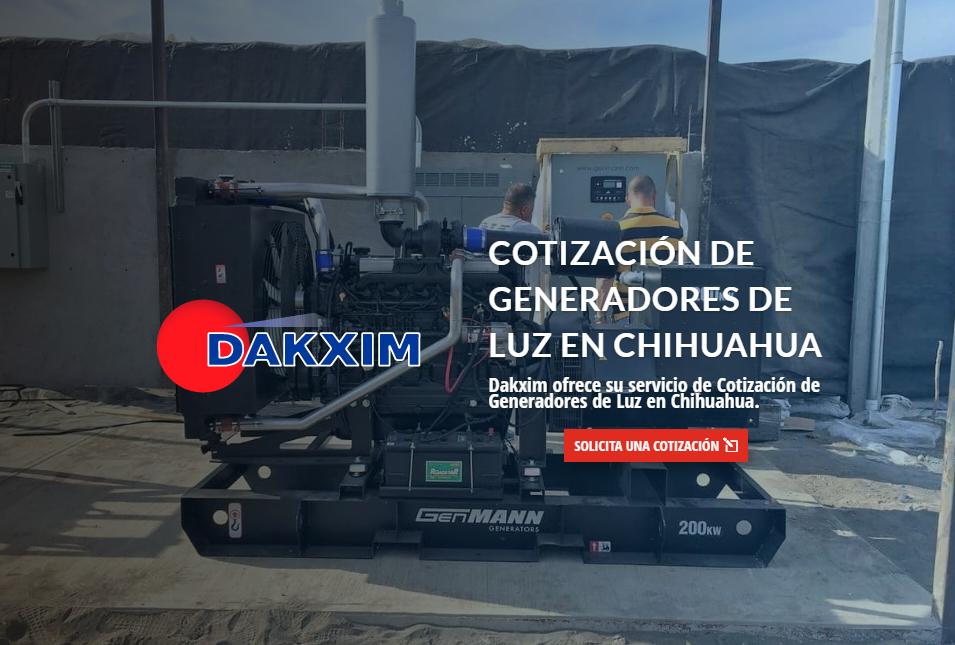 Cotización de Generadores de Luz en Chihuahua