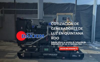 Cotización de Generadores de Luz en Quintana Roo