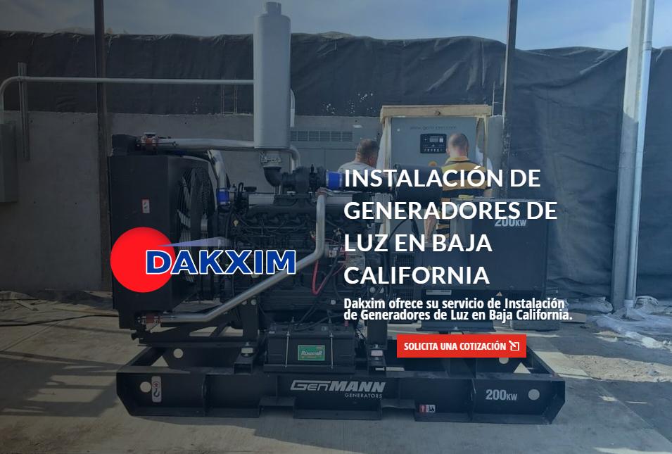Instalación de Generadores de Luz en Baja California