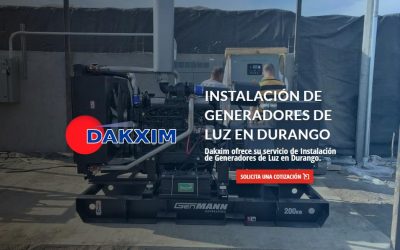 Instalación de Generadores de Luz en Durango