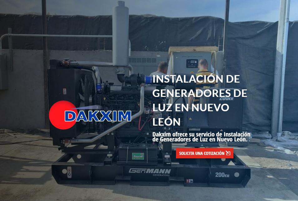 Instalación de Generadores de Luz en Nuevo León