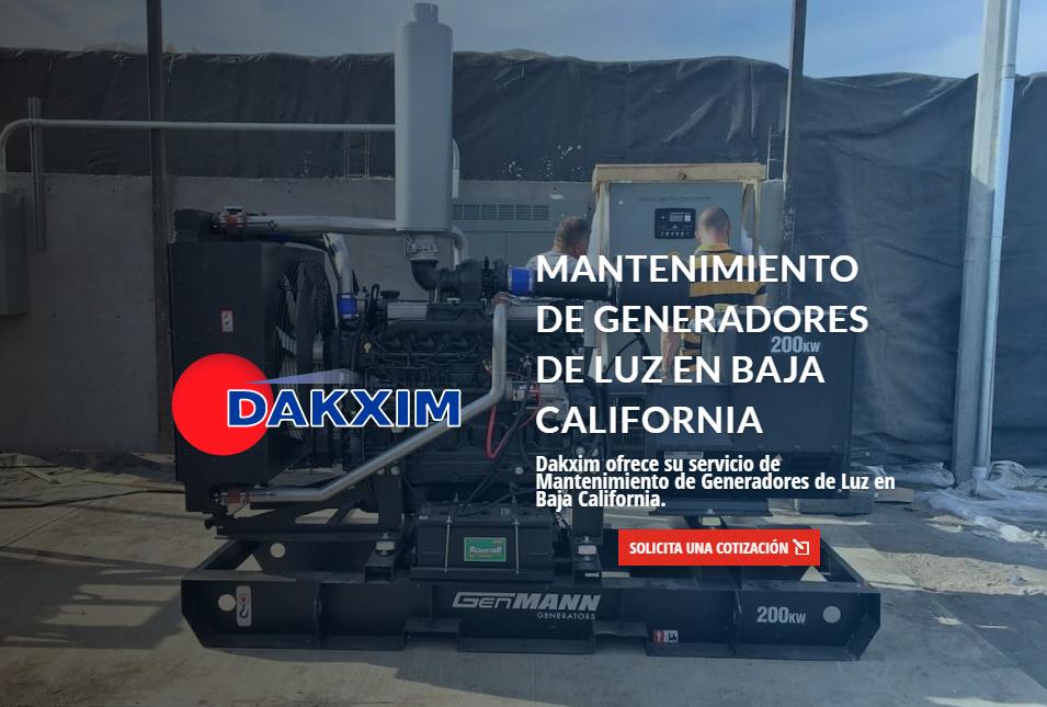Mantenimiento de Generadores de Luz en Baja California