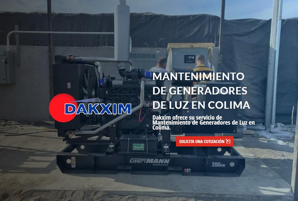 Mantenimiento de Generadores de Luz en Colima