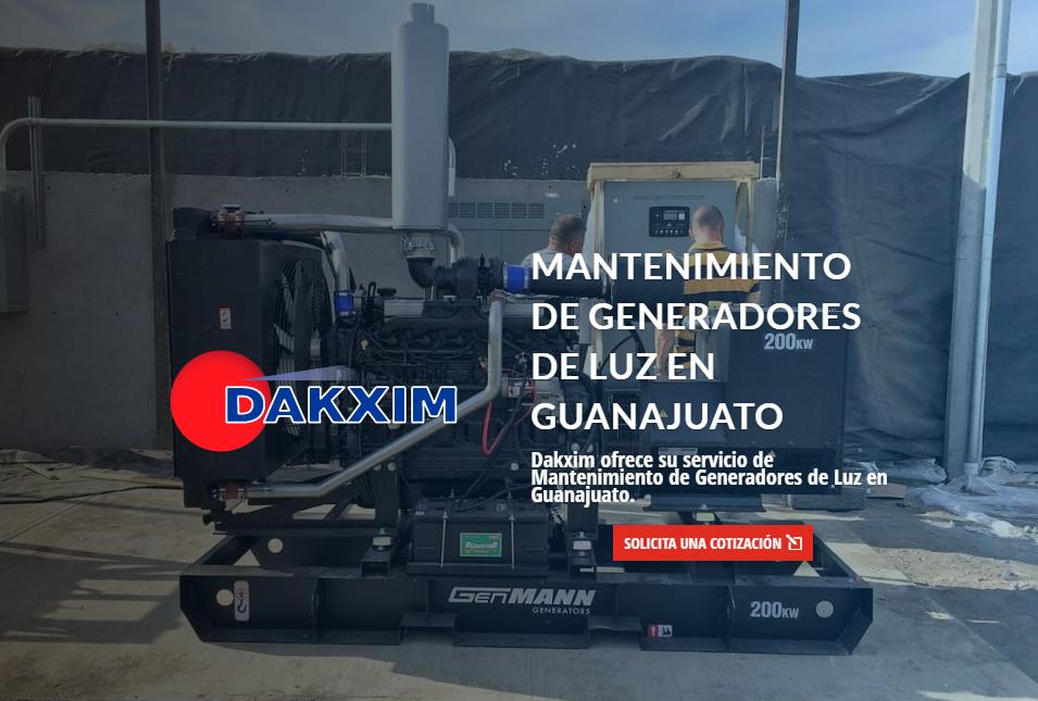 Mantenimiento de Generadores de Luz en Guanajuato