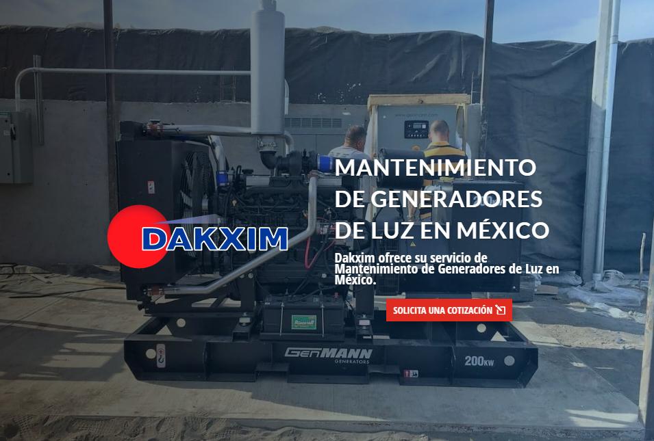 Mantenimiento de Generadores de Luz en México
