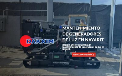 Mantenimiento de Generadores de Luz en Nayarit