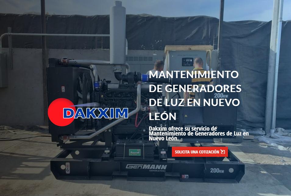 Mantenimiento de Generadores de Luz en Nuevo León