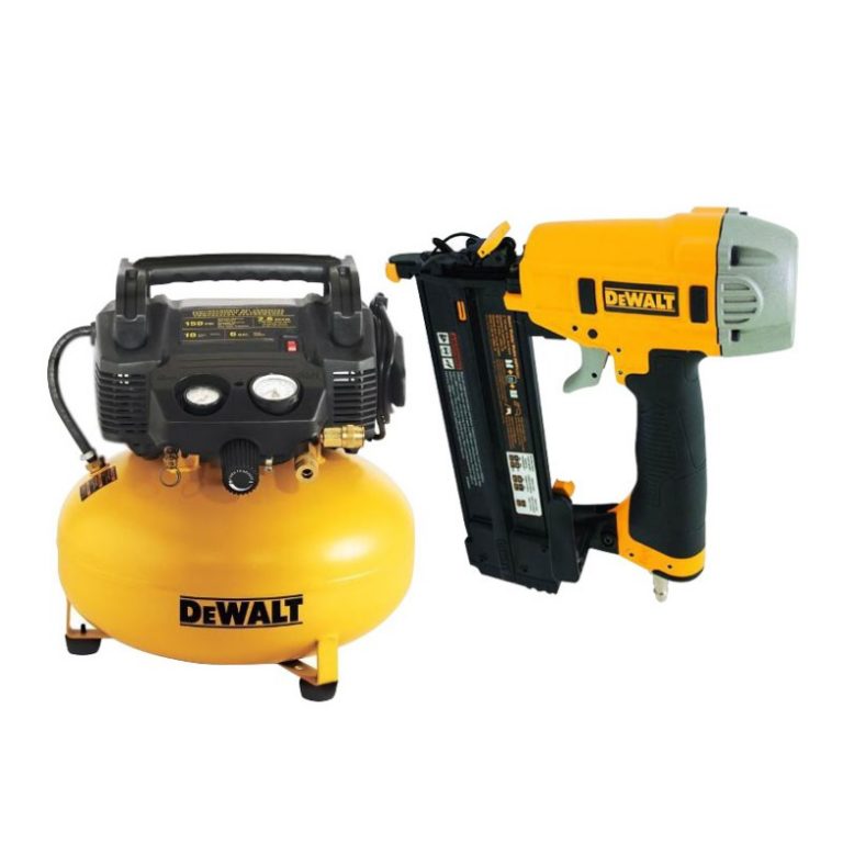 ⚡ Compresor De Aire 24litros + Clavadora Neumatica 2 In Dewalt