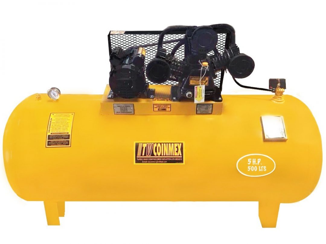 Compresor De Aire 5 Hp 500 Litros Twcoinmex