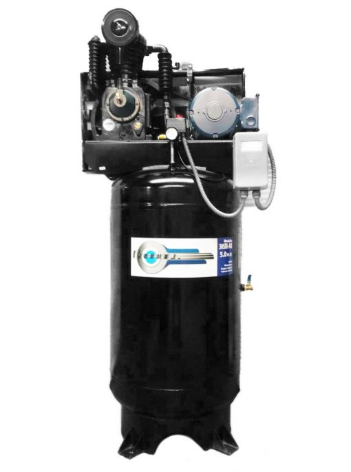 Compresor De Aire Bifasico 300 Lts | Cabezal De 5 Hp