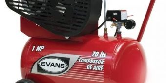 Compresor De Aire Evans 1 Hp 70 Litros 110v