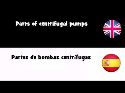 Bombas Centrífugas Rycel Aprender Inglés = Partes De Bombas Centrífugas