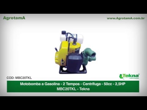 Motobomba A Gasolina 2 Tempos Centrífuga 50 Cilindradas 2.5 Hp Mbc20tkl - DAKXIM - Mexico