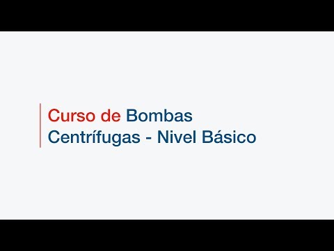 Bombas Centrífugas Evans Presentación Curso Bombas Centrífugas - Nivel Básico