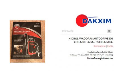 Hidrolavadoras AUTODRIVE en Chila de la Sal Puebla Mex.