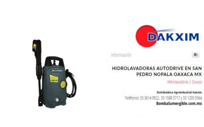 Hidrolavadoras AUTODRIVE en San Pedro Nopala Oaxaca Mx