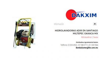 Hidrolavadoras Adir en Santiago Miltepec Oaxaca MX