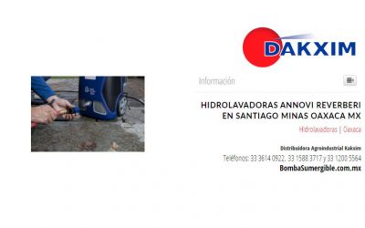 Hidrolavadoras Annovi Reverberi en Santiago Minas Oaxaca MX