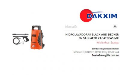 Hidrolavadoras Black And Decker en Sain Alto Zacatecas Mx