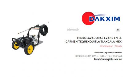 Hidrolavadoras Evans en El Carmen Tequexquitla Tlaxcala Mex