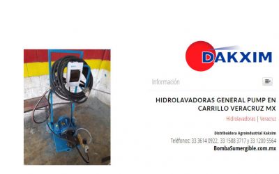 Hidrolavadoras General Pump en Carrillo Veracruz Mx