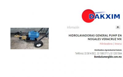 Hidrolavadoras General Pump en Nogales Veracruz MX