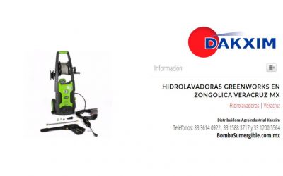 Hidrolavadoras Greenworks en Zongolica Veracruz MX