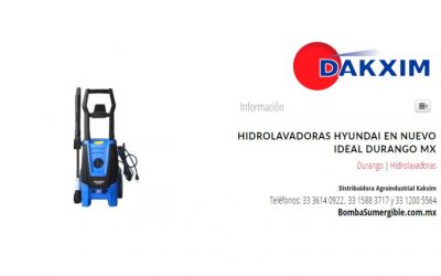 Hidrolavadoras Hyundai en Nuevo Ideal Durango Mx