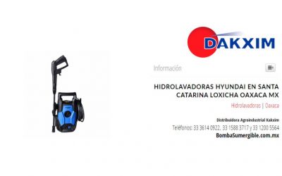 Hidrolavadoras Hyundai en Santa Catarina Loxicha Oaxaca MX