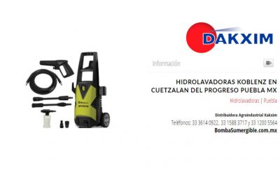 Hidrolavadoras Koblenz en Cuetzalan del Progreso Puebla Mx