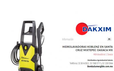 Hidrolavadoras Koblenz en Santa Cruz Mixtepec Oaxaca Mx