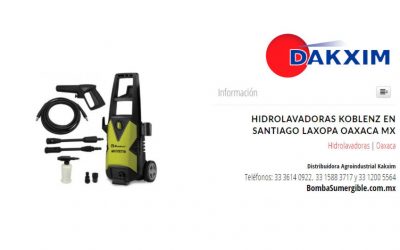 Hidrolavadoras Koblenz en Santiago Laxopa Oaxaca MX