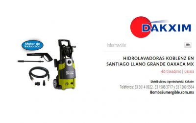 Hidrolavadoras Koblenz en Santiago Llano Grande Oaxaca MX