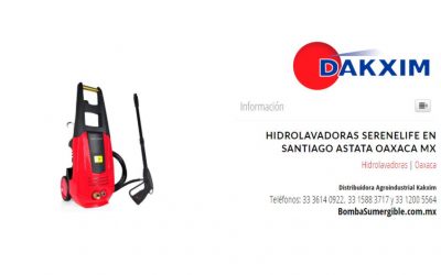 Hidrolavadoras SereneLife en Santiago Astata Oaxaca Mx