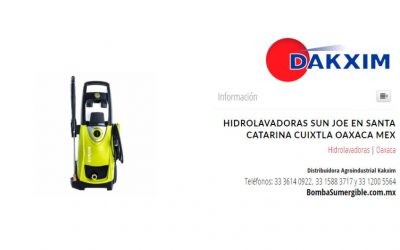 Hidrolavadoras Sun Joe en Santa Catarina Cuixtla Oaxaca Mex