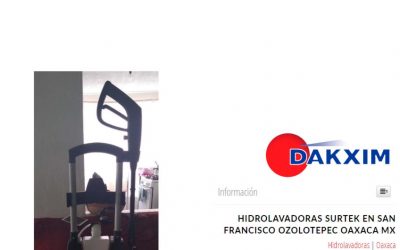 Hidrolavadoras Surtek en San Francisco Ozolotepec Oaxaca MX