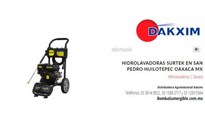 Hidrolavadoras Surtek en San Pedro Huilotepec Oaxaca Mx
