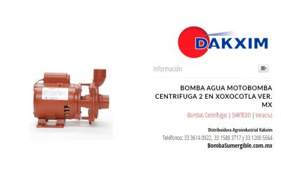 Bomba Agua Motobomba Centrifuga 2 en Xoxocotla Ver. Mx