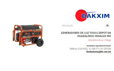 Generadores de Luz Tools Depot en Huazalingo Hidalgo MX