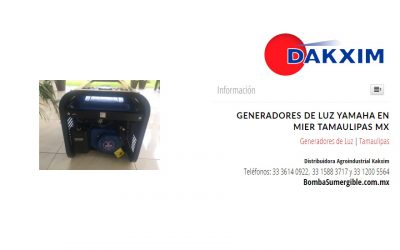 Generadores de Luz Yamaha en Mier Tamaulipas MX
