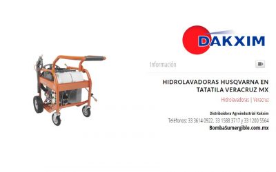 Hidrolavadoras Husqvarna en Tatatila Veracruz Mx