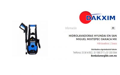 Hidrolavadoras Hyundai en San Miguel Mixtepec Oaxaca MX