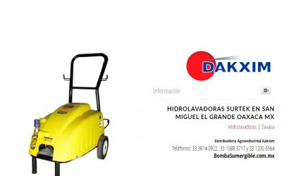 Hidrolavadoras Surtek en San Miguel el Grande Oaxaca Mx