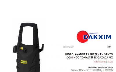 Hidrolavadoras Surtek en Santo Domingo Tomaltepec Oaxaca Mx