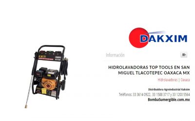 Hidrolavadoras Top Tools en San Miguel Tlacotepec Oaxaca Mx