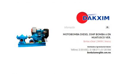 Motobomba Diesel 35hp  Bomba 6 en Huatusco Ver.