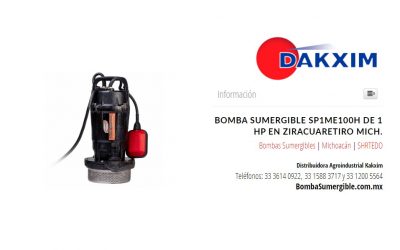 Bomba Sumergible Sp1me100h De 1 Hp en Ziracuaretiro Mich.