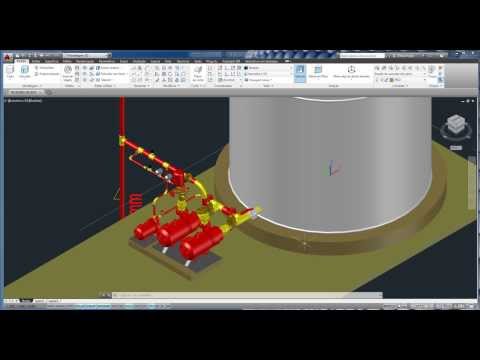 Bombas  centrífuga e jockey em 3D para projetos no Autocad.