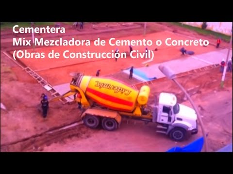 Cementera Mix Mezcladora de Cemento o Concreto (Construcción Civil)